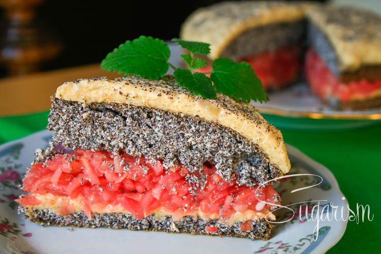 Mohn-Apfel-Torte