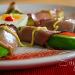 Avocado-Schinken-Röllchen